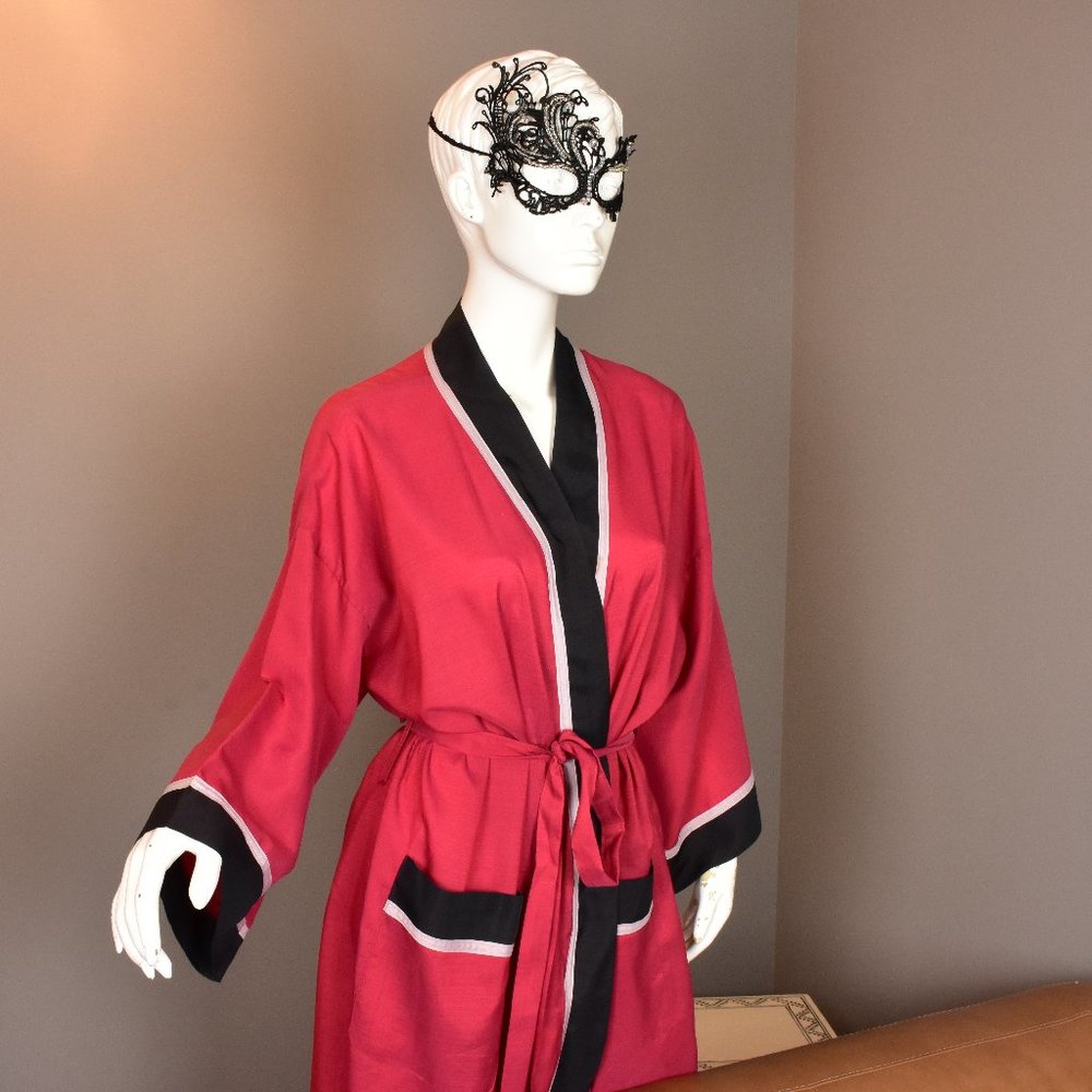 Christian Dior Monsoir Vintage Robe with Belt